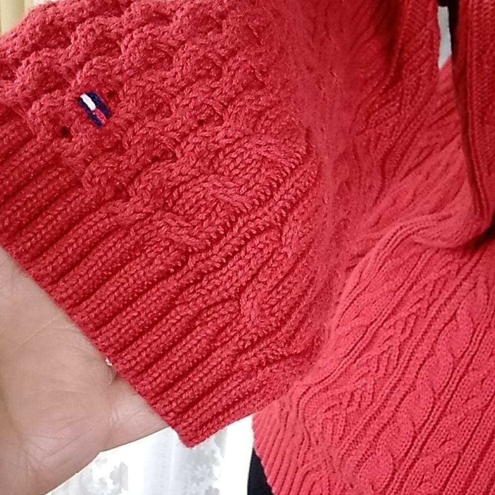 TOMMY HILFIGER WOMEN'S SWEATER BLOUSE SIZE L - Picture 7 of 15